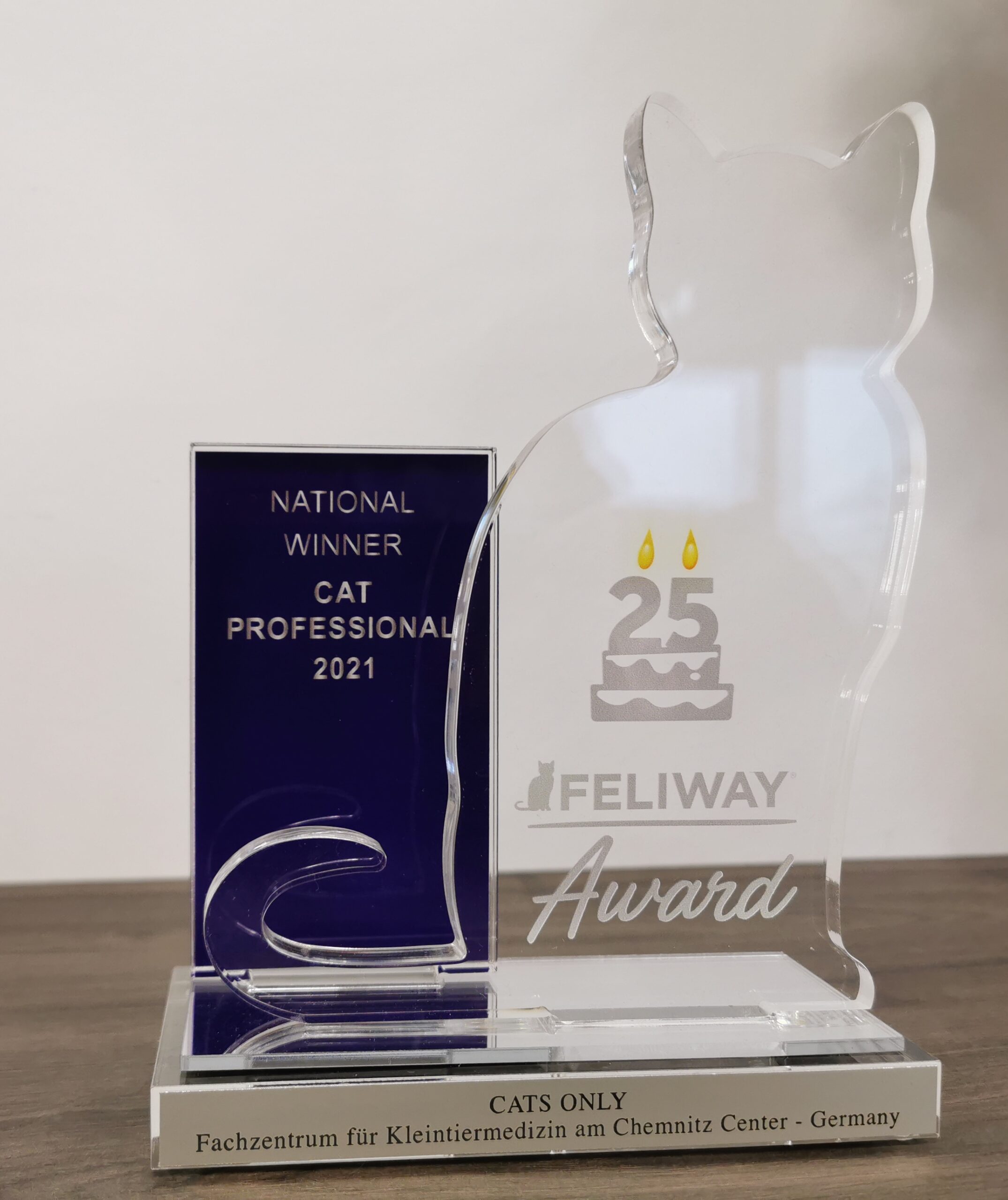 Feliway Award international GEWONNEN