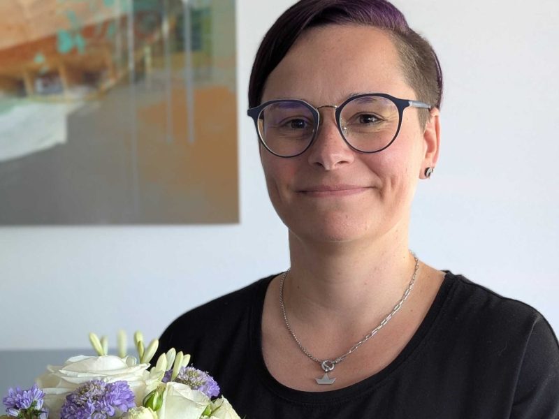 Anne im Team Anmeldung