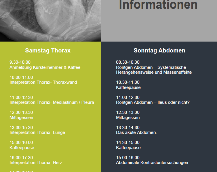 Save The Date- Intensiv-Röntgenkurs mit Vet Campus