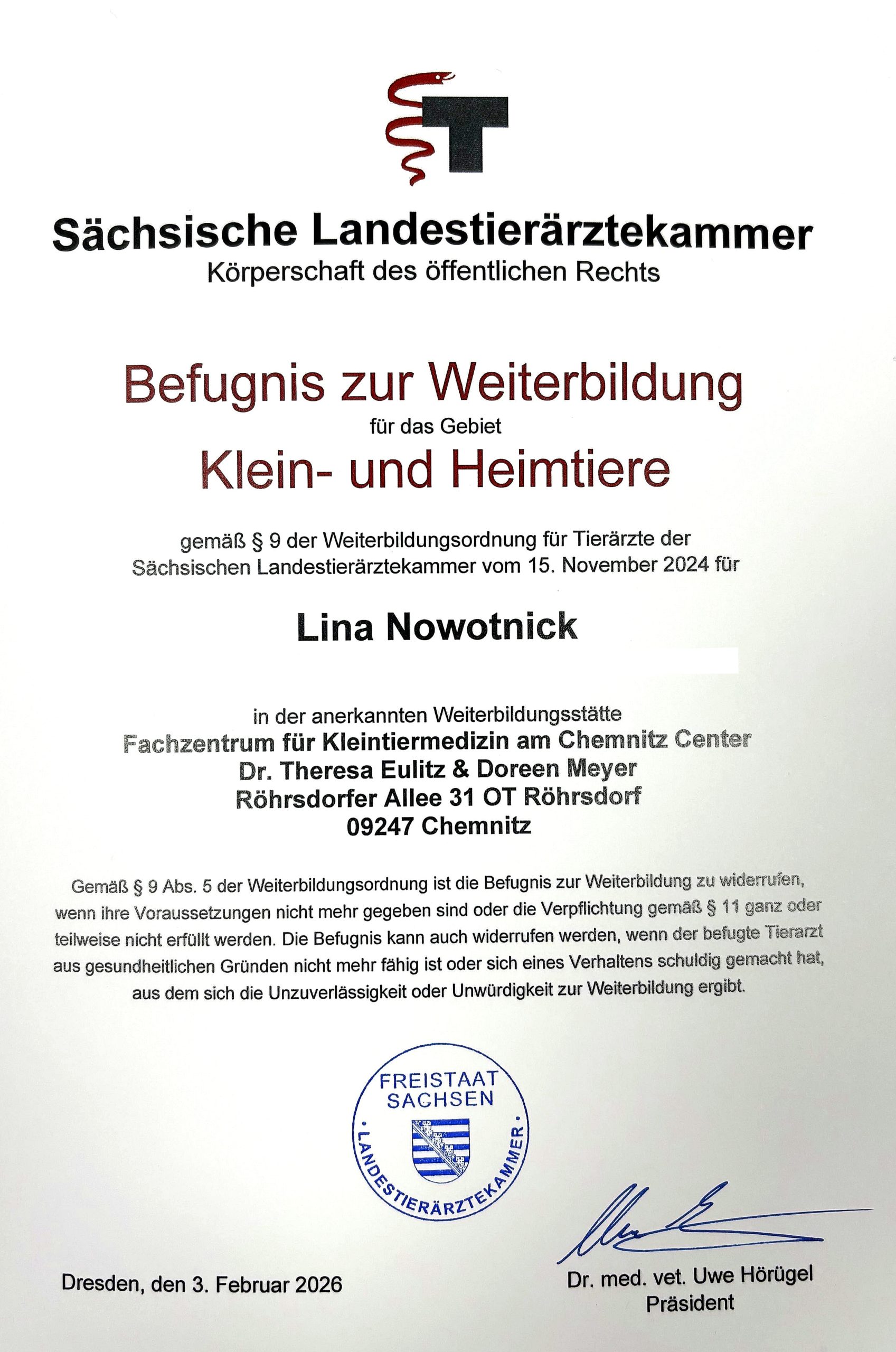 Weiterbildungsbefugnis 2.0